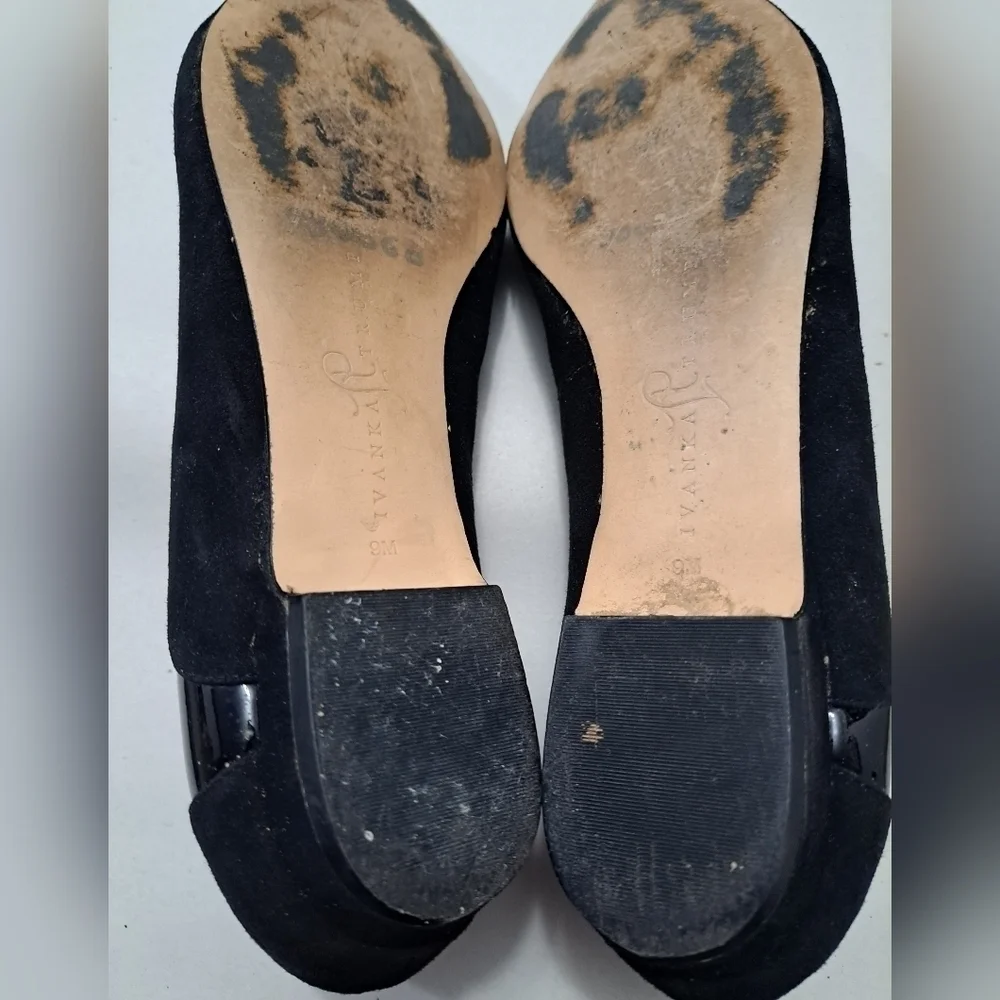 Ivanka Trump Luana Black Patent Leather Shoe    Size 9M